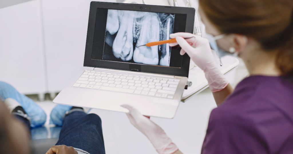 ai customer service dental office chatbot workflow diagram