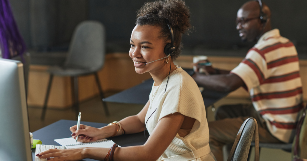 dental office staff using ai customer service tools for patient engagement