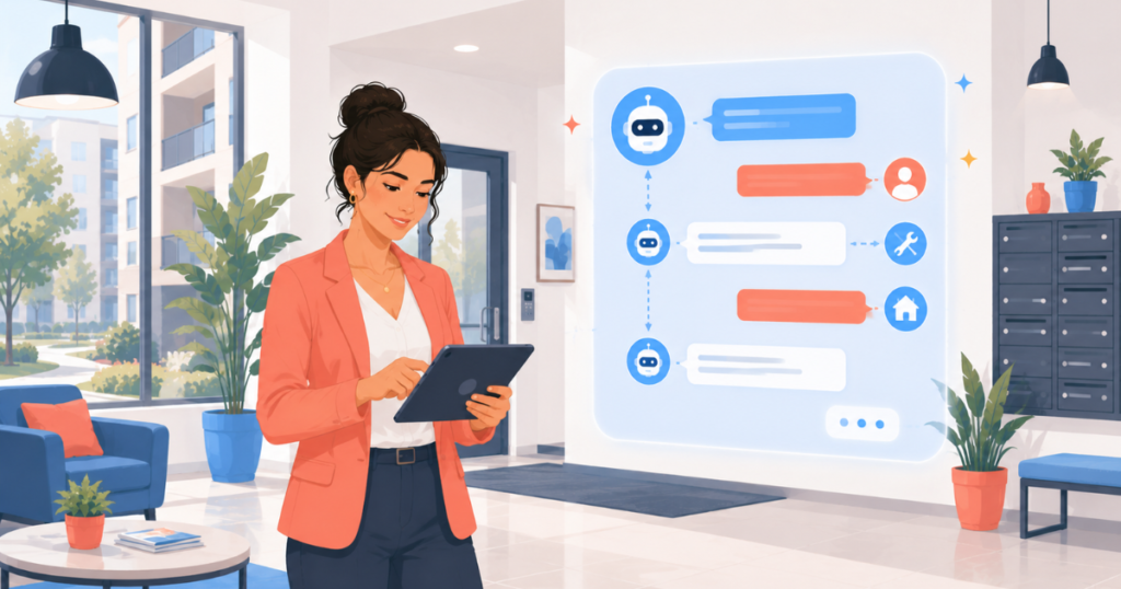 how to use ai chatbots for property managers (and finally stop drowning in tenant messages)