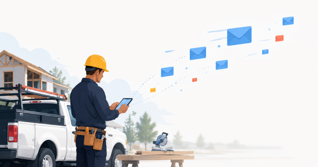 how to use ai email marketing for contractors