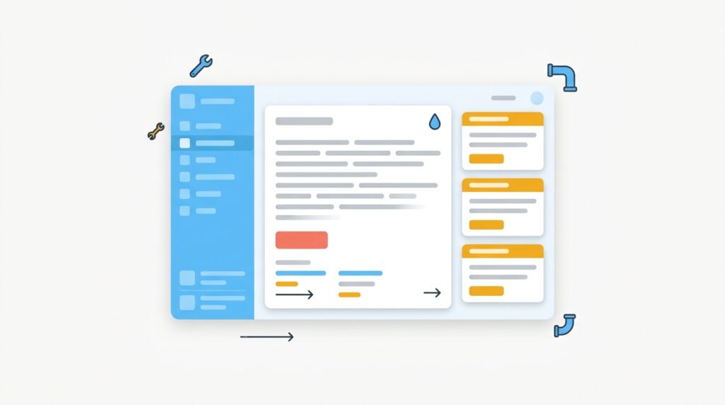 AI-writing-tool-dashboard-showing-content-generation-for-plumbing-businesses