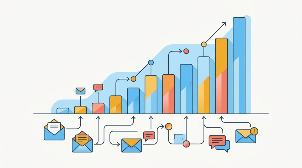 marketing-tool-dashboard-for-plumbing-companies-showing-email-and-SMS-automation