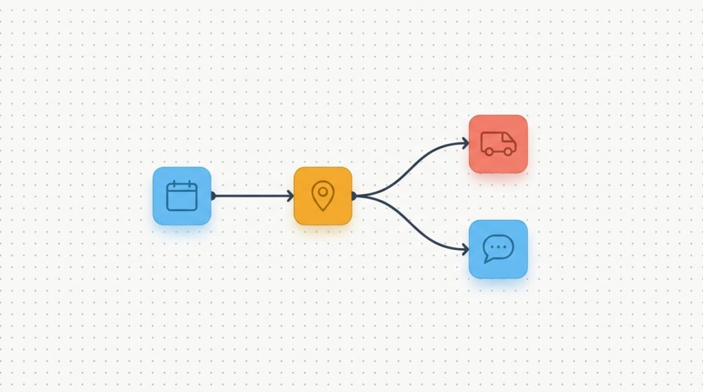 workflow-automation-interface-used-for-AI-route-planning-for-plumbers